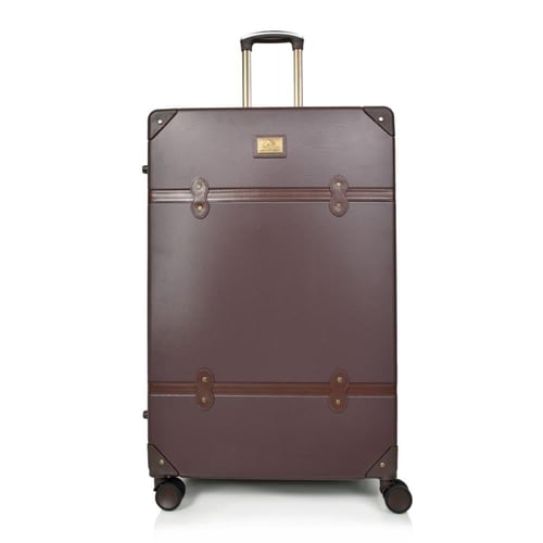 شنط سفر فايبر كلاسيكية – طقم 7 قطع لون كوفي