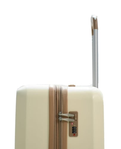 مورانو مجموعة شنط سفر بتصميم سادة 5 قطع بيج / كاكي...