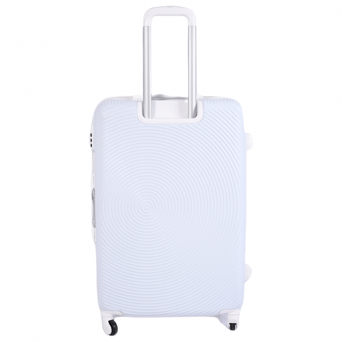 طقم شنط على شكل دوائر 5 قطع لون ابيض