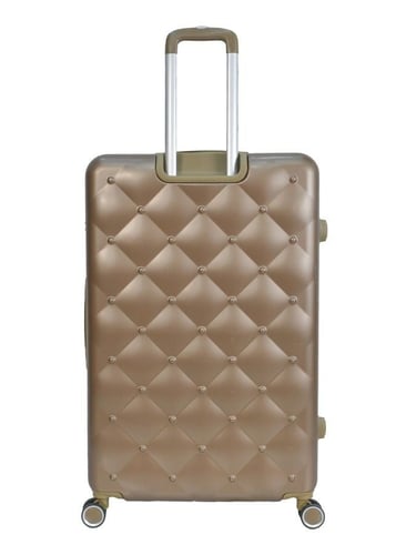 مورانو شنط سفر فايبر 6 قطع لون ذهبي بشكل معين