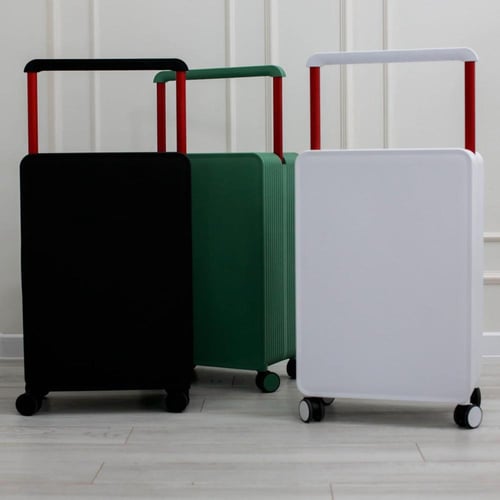 شنطة سفر صلبة Unisex لون أسود 20 إنش بتصميم راقي و...