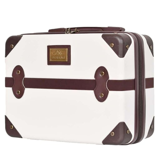 شنط سفر فايبر كلاسيكية – طقم 4 قطع باللون الأبيض و...