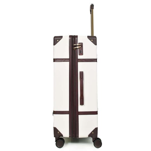 شنط سفر فايبر كلاسيكية – طقم 4 قطع باللون الأبيض و...