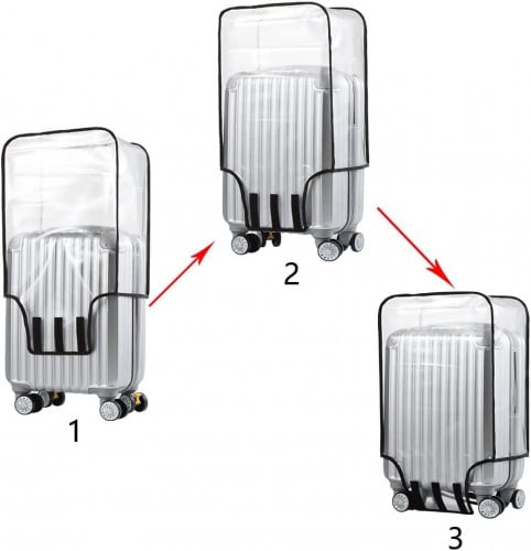 أكياس حماية شنط سفر نايلون 3 قطع مقاس 28 إنش + 24...