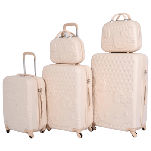 طقم شنط هيلو كيتي 5 قطع بعدة الوان