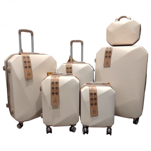 مورانو مجموعة حقائب سفر بعجلات دوارة مكونة من 6 قط...