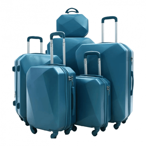 مورانو مجموعة حقائب سفر بعجلات دوارة مكونة من 6 قط...