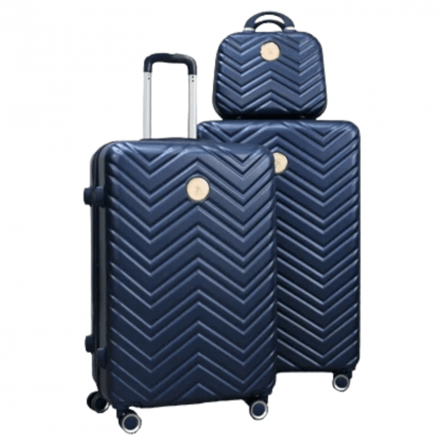 طقم حقائب سفر بعجلات من 5 قطع من ستار لاين كحلي