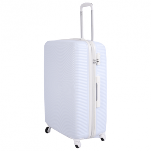 طقم شنط على شكل دوائر 5 قطع لون ابيض