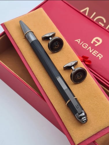 طقم قلم وكبك اقنر