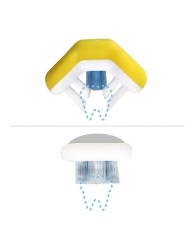 فرشاة أسنان ثلاثية الزوايا