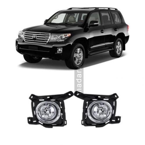 كشاف ضباب لاندكروزر 2012/2015 اسود / كروم