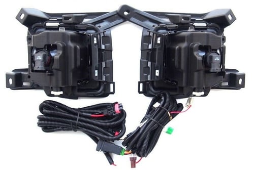 كشاف ضباب لاندكروزر 2012/2015 اسود / كروم