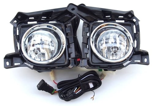 كشاف ضباب لاندكروزر 2012/2015 اسود / كروم