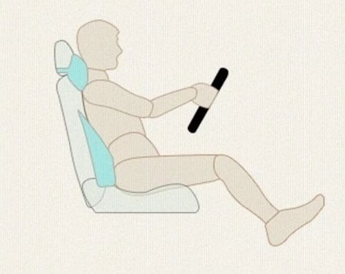 وسادة فوم جلد ظهر+رقبة