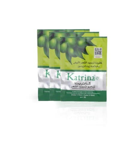 شامبو تسويد الشعر كاترينا بخلاصة زيت الزيتون ، 20...