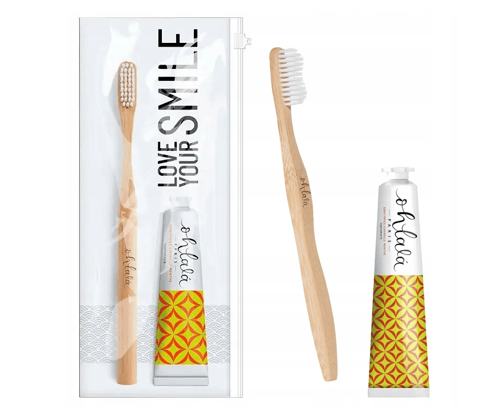 مجموعة Ohlalá الميني للسفر - معجون أسنان القرفة وا...