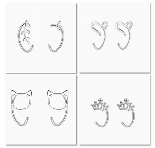 حلق فضة نقي