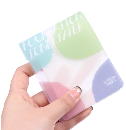 نوتة مكياجك 100 ورقة بدون مراية