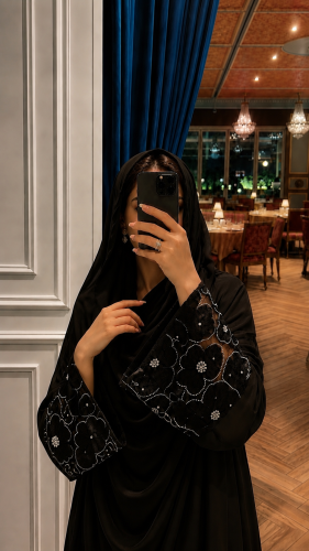 دانتيل مورد لون أسود