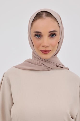 طرحة شيفون مبطنه للعباية-كافيه