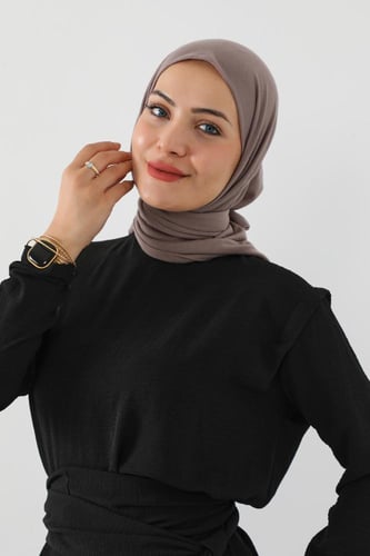 حجاب شاش تركي ربط من الخلف - موف