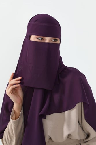 طقم طرحة ونقاب