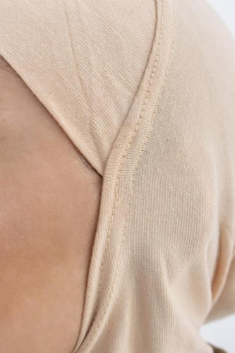 قبعة تغطي الرقبة والرأس - بيج