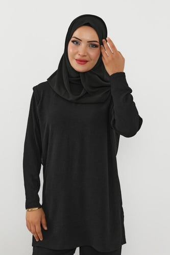 حجاب شيفون بمغناطيس وقبعة جانبية على الجهة اليمنى