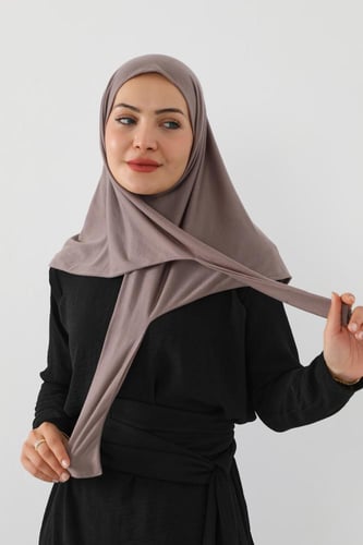 حجاب شاش تركي ربط من الخلف - موف