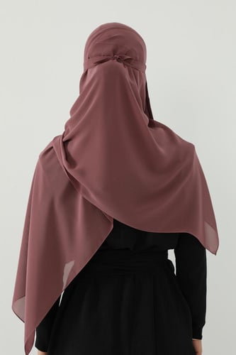طقم طرحة ولثام ربط