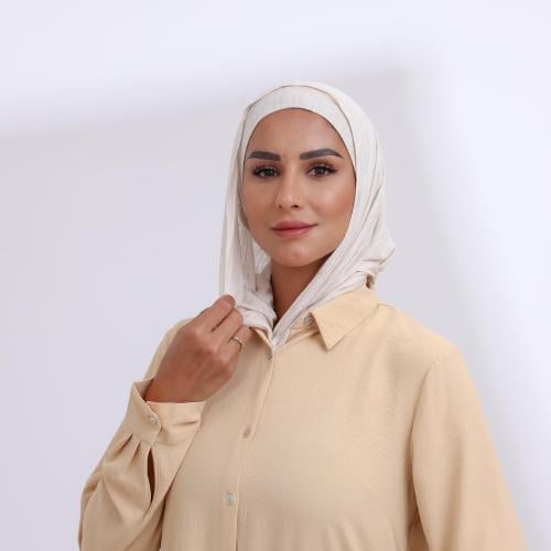 طقم طرحة مفتوحة مثلث مع قبعة