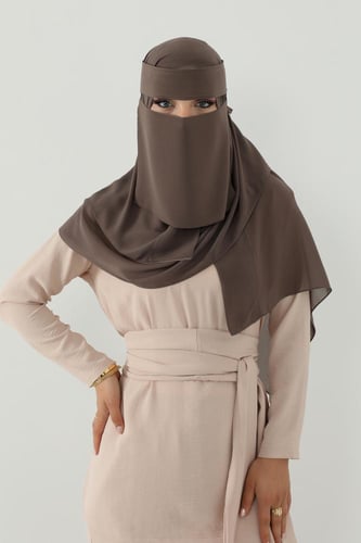 طقم طرحة ونقاب