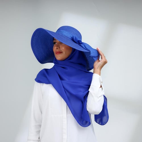 طقم قبعة كاملة مع طرحة صيفية