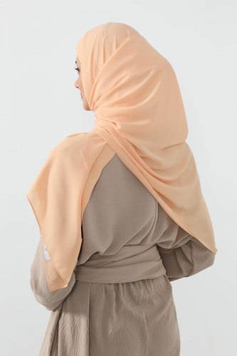 حجاب شيفون بمغناطيس وقبعة جانبي