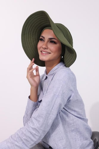 حجاب الشاطئ مع توربان