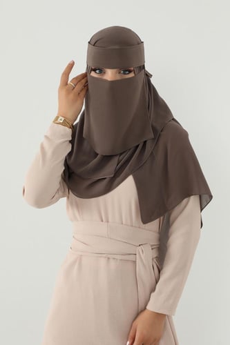 طقم طرحة ونقاب