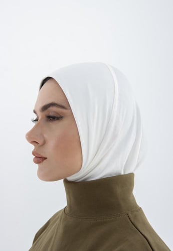 حجاب رياضي - ابيض