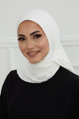 حجاب الرياضة - أوف وايت