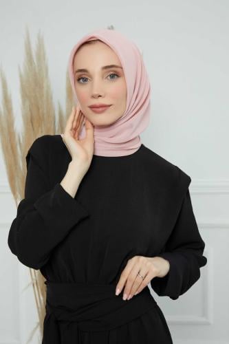 شيفون مثلث مع قبعة مشبوكة