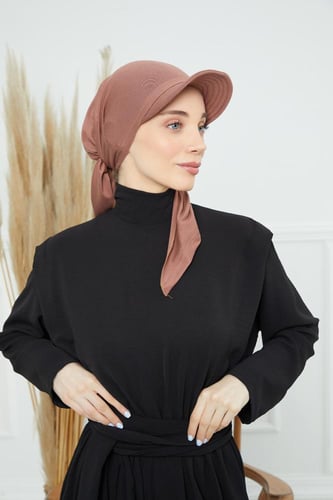 توربان كاب ربط من الخلف - لحمي غامق