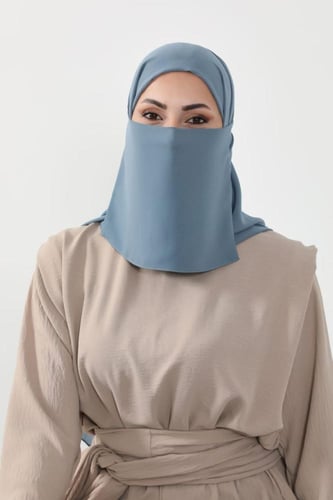 طقم طرحة ولثام - ربط