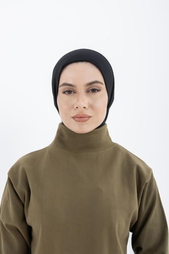 حجاب الرياضة - أسود