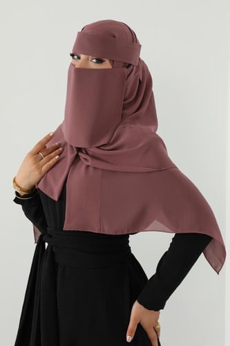 طقم طرحة ونقاب