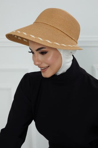 قبعة كاملة تغطي الرقبة والراس - أوف وايت