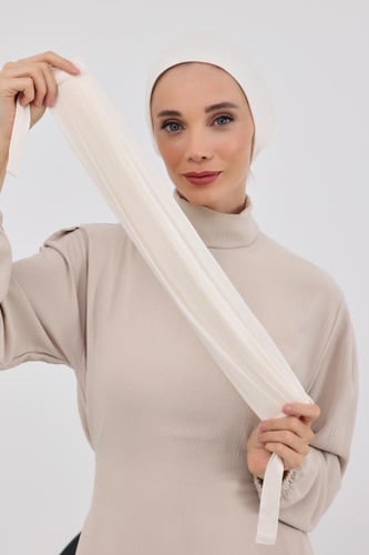 توربان قطعتين دبل سترتش بيج فاتح - ربط