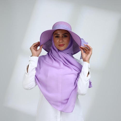 طقم قبعة كاملة مع طرحة صيفية