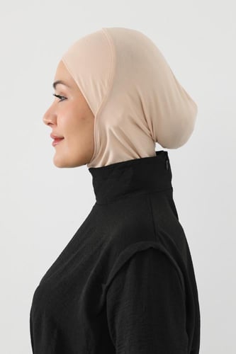 قبعة تغطي الرقبة والرأس - بيج