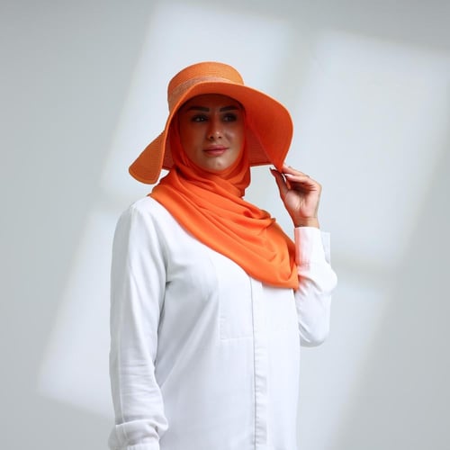 طقم قبعة كاملة مع طرحة صيفية