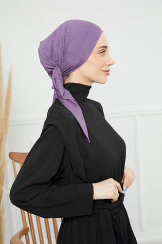 توربان قطني ربط من الخلف - بنفسجي